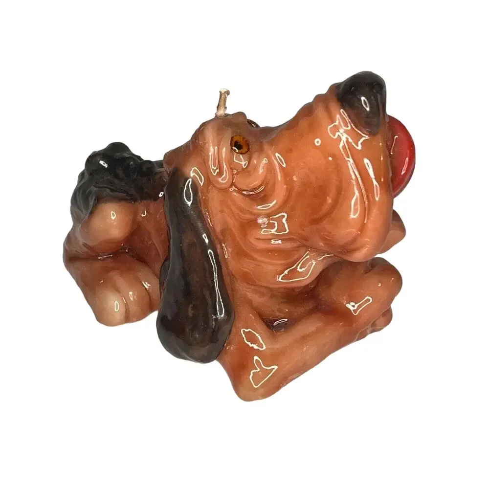 Vintage Tennessee Vols Carved Smokey Candle Sculpture Volunteers Mascot Dog